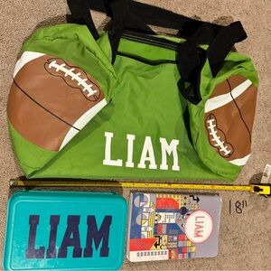 Boys custom bag and belongings “Liam”